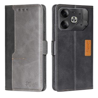 Contrast Color Side Buckle Leather Phone Case, For Tecno Pova 6 5G, For Tecno Pova 6 Pro 5G, For Tecno Camon 20 Premier 5G, For Tecno Camon 20 Pro 5G