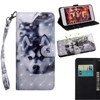 3D Painting Pattern Coloured Drawing Horizontal Flip TPU + PU Leather Case with Holder & Card Slots & Wallet, For LG Stylo 5, For LG K40