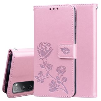 Rose Embossed Horizontal Flip PU Leather Case with Holder & Card Slots & Wallet, For Samsung Galaxy S20 FE 5G, For Xiaomi Redmi 9, For Xiaomi Redmi 9A, For Xiaomi Redmi 9C