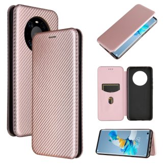 Carbon Fiber Texture Magnetic Horizontal Flip TPU + PC + PU Leather Case with Card Slot, For Huawei Mate 40, For LG K52 / K62, For vivo V20 Pro 5G, For Samsung Galaxy S21 Ultra 5G