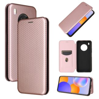 Carbon Fiber Texture Magnetic Horizontal Flip TPU + PC + PU Leather Case with Card Slot, For Huawei Y9a, For Huawei nova 8 SE, For Huawei Honor 10X Lite, For Samsung Galaxy A12 / M12