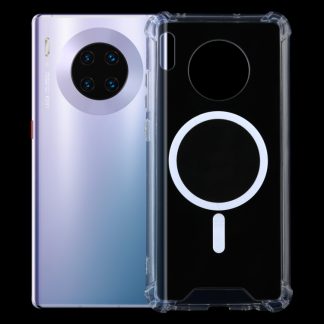 Magsafe Case Clear Four-corner Airbag Shockproof PC + TPU Case with Magnetic, For Huawei Mate 30, For Huawei Mate 30 Pro, For Huawei Mate 40, For Huawei Mate 40 Pro, For Huawei P30, For Huawei P30 Pro, For Huawei P40, For Huawei P40 Pro