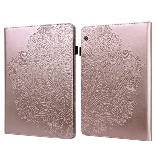 Peacock Embossed Pattern TPU + PU Horizontal Flip Leather Case with Holder & Card Slots & Wallet & Sleep / Wake-up Function, For Huawei MediaPad T5 10 inch