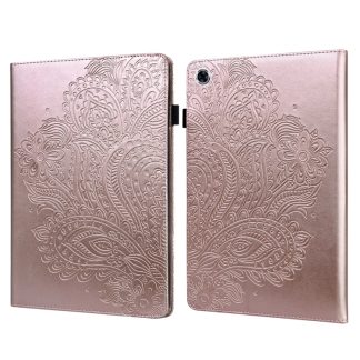 Peacock Embossed Pattern TPU + PU Horizontal Flip Leather Case with Holder & Card Slots & Wallet & Sleep / Wake-up Function, For Lenovo Tab M10 Plus TB-X606F
