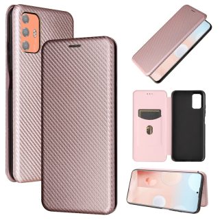 Carbon Fiber Texture Magnetic Horizontal Flip TPU + PC + PU Leather Case with Card Slot, For HTC Desire 21 Pro, For vivo Y51 2020, For OnePlus 9, For UMIDIGI A7S