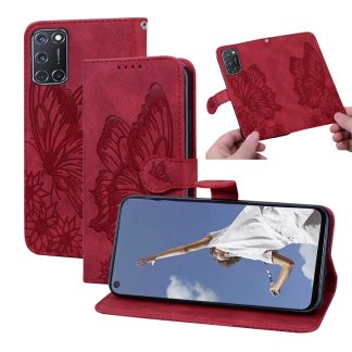 Retro Skin Feel Butterflies Embossing Horizontal Flip Leather Case with Holder & Card Slots & Wallet, For OPPO A52 / A72 / A92, For OPPO A9 (2020), For Huawei P Smart 2021, For Huawei Honor 10X Lite