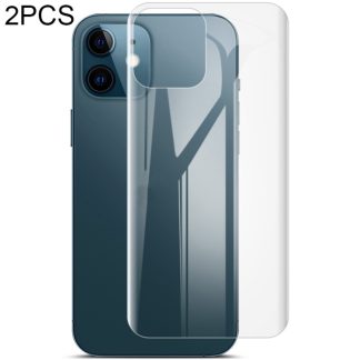2 PCS IMAK 0.15mm Curved Full Screen Protector Hydrogel Film Back Protector, For iPhone 12 mini, For iPhone 12 Pro Max