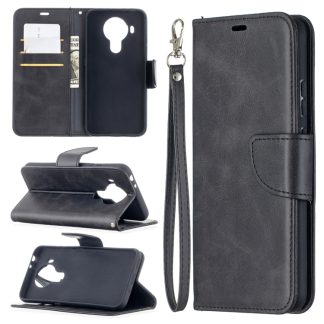 Retro Lambskin Texture Pure Color Horizontal Flip PU Leather Case with Holder & Card Slots & Wallet & Lanyard, For Nokia 5.4, For Samsung Galaxy A02s (EU Version)