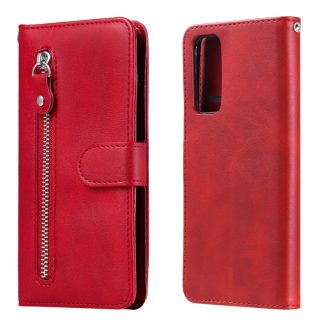 Fashion Calf Texture Zipper Horizontal Flip Leather Case with Stand & Card Slots & Wallet Function, For Huawei P smart 2021, For Huawei Y7a, For Honor 10X Lite, For Samsung Galaxy A52 5G