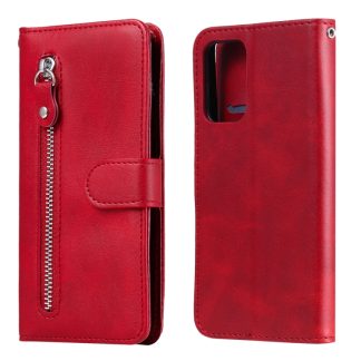 Fashion Calf Texture Zipper Horizontal Flip Leather Case with Stand & Card Slots & Wallet Function, For Samsung Galaxy A72 5G