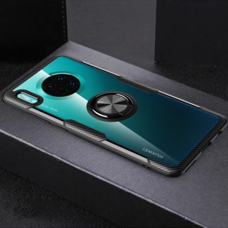 Shockproof TPU + Acrylic Protective Case with Metal Ring Holder, For Huawei Mate 30, For Huawei Mate 30 Pro, For Xiaomi Redmi Note 8