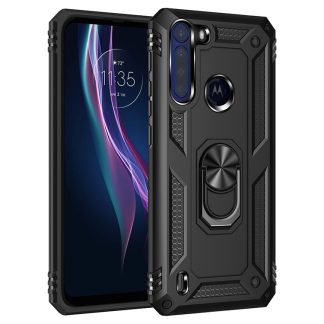 Shockproof TPU + PC Protective Case with 360 Degree Rotating Holder, For Motorola Moto One Fusion, For SamsungGalaxy A52 5G / 4G