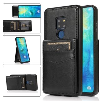 Solid Color PC + TPU Protective Case with Holder & Card Slots, For Huawei Mate 20, For Huawei Mate 20 Lite, For Huawei Mate 30, For Huawei Mate 30 Pro