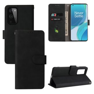 Solid Color Skin Feel Magnetic Buckle Horizontal Flip Calf Texture PU Leather Case with Holder & Card Slots & Wallet, For OnePlus 9, For OnePlus 9 Pro, For ZTE Axon 20 5G / A20 5G