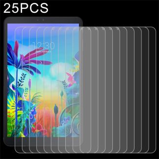 25 PCS 9H 2.5D Explosion-proof Tempered Glass Film, for LG G Pad 5 10.1 inch, for Teclast M20, for Teclast M30, for Huawei MatePad Pro 10.8, for Teclast P80 Pro, for Teclast T8, for Teclast T30