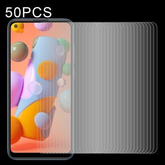 50 PCS 0.26mm 9H Surface Hardness 2.5D Explosion-proof Tempered Glass Non-full Screen Film For Samsumg Galaxy F55 / M55 / M54 / A71 / F54, For Galaxy A11 (50 PCS), For Galaxy A21 (50 PCS), For Galaxy A51 (50 PCS)...