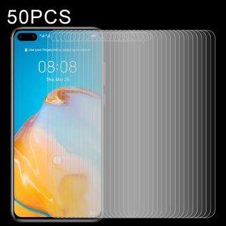 50 PCS 0.26mm 9H Surface Hardness 2.5D Explosion-proof Tempered Glass Non-full Screen Film, For Huawei P40, For Huawei P40 Lite, For Huawei Y7p, For Huawei Nova 6se, For Huawei Nova 7i, For Huawei Y6s, For Huawei Y9s, For Huawei Honor V30...
