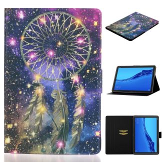 Coloured Drawing Horizontal Flip Leather Case with Holder & Card Slot & Sleep / Wake-up Function, For Huawei MediaPad M5 lite, For Lenovo Tab M10 Plus TB-X606F, For Lenovo Tab M10 TB-X605F / X505