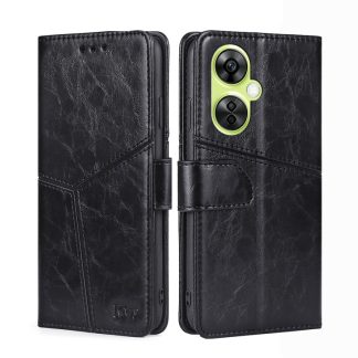 Geometric Stitching Leather Phone Case, For OnePlus Nord CE 3 Lite 5G