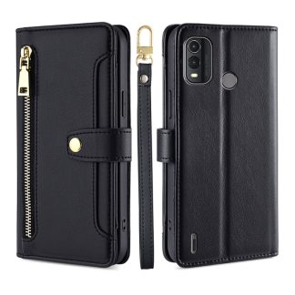 Lite Sheep Texture Cross-body Zipper Wallet Leather Phone Case, For Nokia G11 Plus, For Nokia G42 5G, For Nokia C02 TA-1522, For Nokia C300 4G US Edition