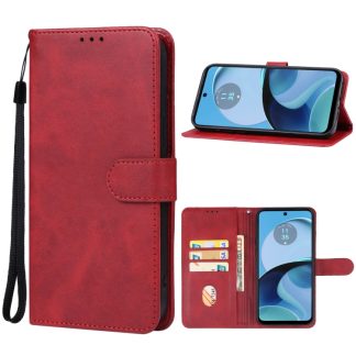Leather Phone Case, For Motorola Moto G14, For Motorola One 5G UW