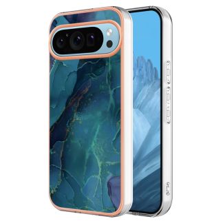 Electroplating Marble Dual-side IMD Phone Case, For Google Pixel 9 Pro XL, For Google Pixel 9 / 9 Pro, For Google Pixel 8a, For Google Pixel 8 Pro