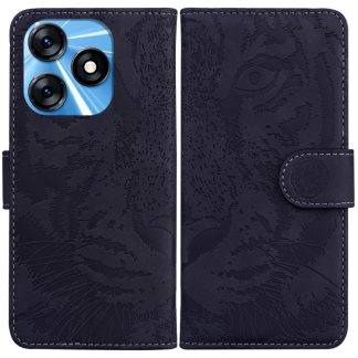 Tiger Embossing Pattern Flip Leather Phone Case, For Tecno Spark 10 / Spark 10C