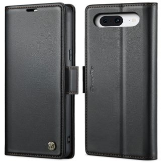 CaseMe 023 Butterfly Buckle Litchi Texture RFID Anti-theft Leather Phone Case, For Google Pixel 8, For Google Pixel 7a