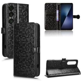 Honeycomb Dot Texture Leather Phone Case, For Sony Xperia 1 VII, For Sony Xperia 10 VI, For Sony Xperia 1 VI, For Sony Xperia 1 V