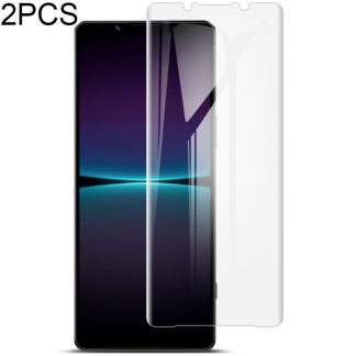 2pcs imak Curved Full Screen Hydrogel Film Protector, For Sony Xperia 1 V, For Sony Xperia 5 V