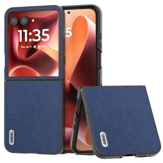 ABEEL Genuine Leather Luolai Series Phone Case, For Motorola Razr 60 Ultra, For Motorola Razr 50 Ultra, For Motorola Razr 50, For Motorola Razr 40, For Motorola Razr 40 Ultra