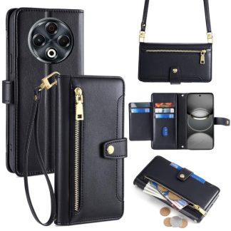 Sheep Texture Cross-body Zipper Wallet Leather Phone Case, For Tecno Spark 30 4G, For Tecno Pova 6 Neo 5G, For Tecno Camon 30 Premier 5G, For Tecno Camon 30 Pro 5G