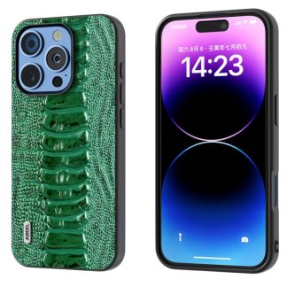 ABEEL Genuine Leather Weilai Series Phone Case, For iPhone 16 Pro Max, For iPhone 16 Pro, For iPhone 16 Plus, For iPhone 16, For iPhone 15 Pro Max, For iPhone 15 Pro