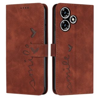 Skin Feel Heart Pattern Leather Phone Case, For Infinix Hot 30 Play NFC, For Infinix Note 30/Note 30 5G, For Infinix Note 30i, For Infinix Note 30 Pro