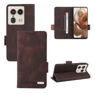 Magnetic Clasp Leather Phone Case, For Motorola Moto X50 Ultra, For Motorola Edge 50 Ultra, For Motorola Edge 50 Pro, For Motorola Edge 50 Fusion