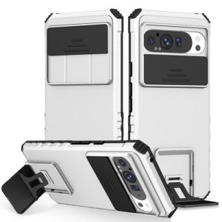 Stereoscopic Holder Sliding Camshield Phone Case, For Google Pixel 9 Pro XL, For Google Pixel 9 Pro, For Google Pixel 8 Pro