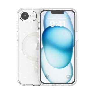Terminator Style Glitter Powder MagSafe Magnetic Phone Case, For iPhone 16e, For iPhone 16 Pro Max, For iPhone 16 Pro, For iPhone 16 Plus