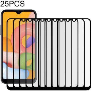 25 PCS Full Glue Full Screen Tempered Glass Film, For Samsung Galaxy A01, For Samsung Galaxy A21s, For Samsung Galaxy A70, For Samsung Galaxy M01, For Xiaomi Redmi 9, For Xiaomi Redmi 9A / 9A Sport / 9C / 9C NFC / Poco C31 / 9 Acitv...