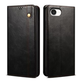 Oil Wax Crazy Horse Texture Leather Phone Case, For iPhone 16e, For iPhone 16 Pro Max, For iPhone 16 Pro, For iPhone 16 Plus, For iPhone 16, For iPhone 15 Pro Max