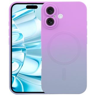 Liquid TPU Silicone Gradient MagSafe Phone Case, For iPhone 16, For iPhone 15 Pro Max, For iPhone 15 Pro, For iPhone 15 Plus