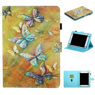 Colored Drawing Stitching Horizontal Flip Leather Case with Holder & Card Slots & Anti-skid strip, For 7 inch Universal Tablet, For 8 inch Universal Tablet, For 10 inch Universal Tablet