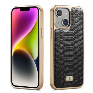 Fierre Shann Python Texture Electroplating PU Phone Case, For iPhone 15 Plus, For iPhone 15, For iPhone 14 Plus, For iPhone 14, For iPhone 14 Pro, For iPhone 14 Pro Max
