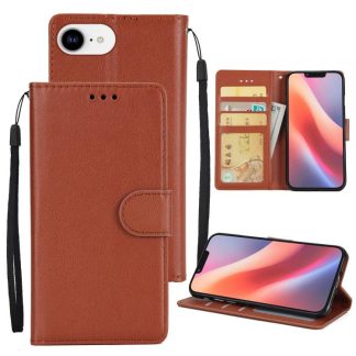 Multifunctional Horizontal Flip Leather Phone Case with Three Card Slots, For iPhone 16e, For iPhone 16 Pro Max, For iPhone 16 Pro, For iPhone 16 Plus