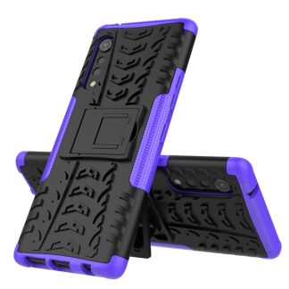 Tire Texture Shockproof TPU+PC Protective Case with Holder, For LG Velvet, For Samsung Galaxy A21 (US Version), For Xiaomi Redmi Note 9, For Amazon Fire HD 8 (2020)