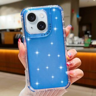 Glitter Powder 3-in-1 TPU + PC Phone Case, For iPhone 15 Plus, For iPhone 15