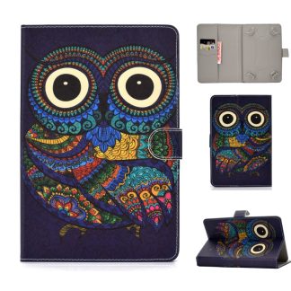 Universal Colored Drawing Pattern Horizontal Flip PU Leather Case with Holder & Card Slots, For 7 inch, For 8 inch, For 10 inch