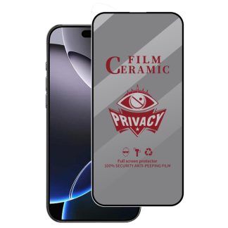 Full Coverage HD Privacy Ceramic Film, For iPhone 16 Pro Max, For iPhone 16 Pro, For iPhone 16 Plus, For iPhone 16, For iPhone 15 Pro Max, For iPhone 15 Pro, For iPhone 15 Plus, For iPhone 15, For iPhone 13 Pro Max / 14 Plus, For iPhone 14 / 13 Pro / 1...