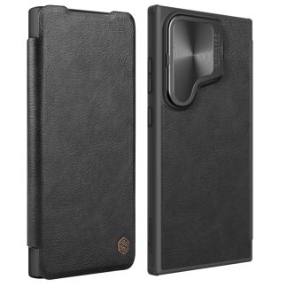 NILLKIN Qin Prop Series Flip Camera Cover Design Leather Phone Case, For Samsung Galaxy S24 Ultra 5G, For Samsung Galaxy S24+ 5G, For Samsung Galaxy S24 5G