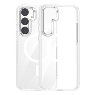MagSafe Anti-fingerprint Highly Transparent PC Phone Case, For Samsung Galaxy S24 5G