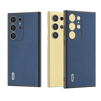 ABEEL Genuine Leather + PC Litchi Texture Phone Case, For Samsung Galaxy S24 Ultra 5G, For Samsung Galaxy S24+ 5G, For Samsung Galaxy S24 5G
